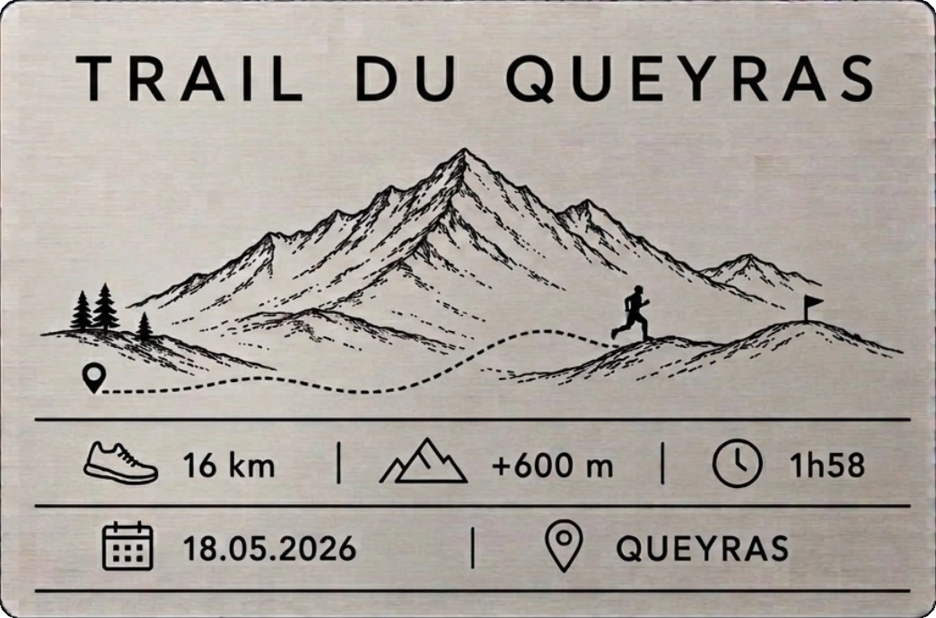 Plaque Trail — Trail du Queyras